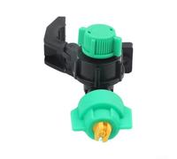 Adjustable Anti-drip Spray Nozzle For Garden Irrigation Systems With Flow Control Switch Button Green And Black Engineering Plastic Farm Watering Accessory(A)