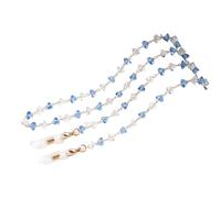 Adjustable Anti-Drop Glasses Chain with Secure Clasps Crystal-Embedded Comfort Lanyard for Adults Everyday Wear Crystal Eyewear Necklace