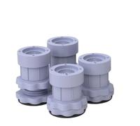 Adjustable Anti-slip Shockproof Drum Washing Machine Foot Pad High Pad Base Rubber Universal Home Use Support Foot Bracket(Gray,Height adjustable 8~9.5cm)