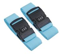 Adjustable Anti theft Combination Luggage Lock Strap Suitcase Baggage Secure 2pc