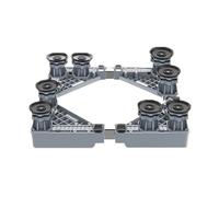 Adjustable Appliance Base, Adjustable Fridge And Washing Machine Stand With 8 12 4 Legs, Base 40-68cm, Height 9-12cm(Three-door,8 legs)