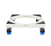 Adjustable Appliance Dolly Cart with 4 Locking Wheels, Small Furniture Mover Mobile Base Adjustable form 9-11cm for Washing Machine Dryer Refrigerator Mobile Case Roller Dolly