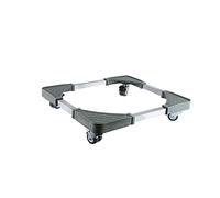 Adjustable Appliance Dolly with 4 Wheels for Easy Transport Perfect for Heavy Furniture & Large Plant Containers - Heavy-Duty Moving Cart
