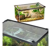 Adjustable Aquarium Mesh Top Cover,DIY Cuttable Fish Tank Screen Lid,Anti-Escape Net For Freshwater & Saltwater Tanks,Light-Permeable & Breathable(80x30CM/31.50x11.81in)