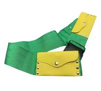 Adjustable Arabic Thigh Pack Adult Men Prayer Waist Pack Arabian Hajj Belt Bag with 2 Pocket Wide Waistband Arab Hajj Belt Waist Bag