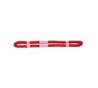 Adjustable Archery Finger Sling Elastic Cloth Recurve Bow Fingersling Padded Fit M for Hunting Target Practice 2 Ring Design with Plastic Sliders for Archers (L)
