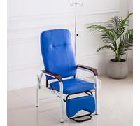 Adjustable Armrest Fully Reclining Steel Frame Leather Padding Blood Drawing Chair for Phlebotomy Procedures in Research Laboratories and Waiting Rooms