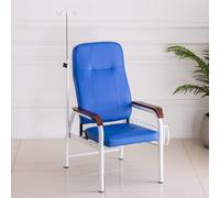 Adjustable Armrest Fully Reclining Steel Frame Leather Padding Blood Drawing Chair for Phlebotomy Procedures in Research Laboratories and Waiting Rooms