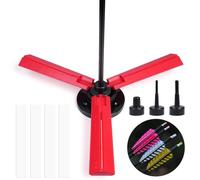 Adjustable Arrow Fletching Jig Tool with Scale, DIY Clamp for Feathers and Vanes, Perfect for Custom Archery Arrows, for Archery Enthusiasts