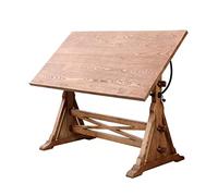 Adjustable Artist Drawing Desk Vintage Style Wooden Craft Table Perfect for Studio & Home Use Art Supplies nizer Multi-Functional Design