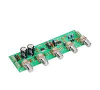 Adjustable Audio Preamplifier with Tone Control for Bass, Midrange & Treble Balance, Low-Noise DIY Tuning Board Featuring 4558 Op-Amp, AC Dual 12V-15V Powered
