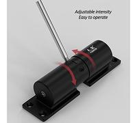 Adjustable Automatic Door Closer,Safety Spring Loaded,Hydraulic Gate for Wooden, Load(Bianco)