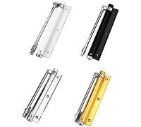 Adjustable Automatic Door Closer - Silent Self-Closing Hinge, Single Spring Design, Home & Office Use, Gold Finish (Bianco) for Easy Installation and Enhanced Safety