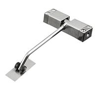 Adjustable Automatic Stainless Steel Door Closer - Spring Closing Device for Furniture & Hardware - Black Finish for Home & Office - Durable & Easy to Install
