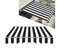 Adjustable Awning Replacement Fabric UV Protection for Deck Patio or Window Covering Compatible with Various Awnings Weather-Resistant Outdoor Shade Solution