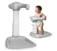 Adjustable Baby Bath Stand with Anti-Slip Base, Sturdy Baby Stand Up Shower, Huggable Bear Stand Bath Support for Babies 6 Months & up, Easy to Install | Anti-Pinch & Dumping, Mothers Hands-Free