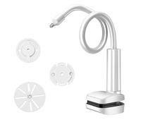Adjustable Baby Camera Holder Stand | for durable 360° Flexible Arm for Cribs, Fits Owlet for nanit Pro for eufy Models, Secure Metal Build 110cm White