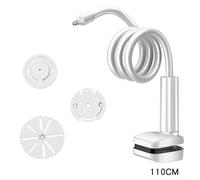 Adjustable Baby Camera Holder Stand | for durable 360° Flexible Arm for Cribs, Fits Owlet for nanit Pro for eufy Models, Secure Metal Build 110cm White