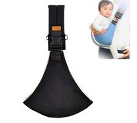 Adjustable Baby Strap - Labour-Saving Hip Carrier with Shoulder Strap - Lightweight, Foldable Toddler Sling with Padded Shoulder Strap, Suitable for Infants to 3.5 Years (B-Black)
