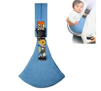 Adjustable Baby Strap - Labour-Saving Hip Carrier with Shoulder Strap - Lightweight, Foldable Toddler Sling with Padded Shoulder Strap, Suitable for Infants to 3.5 Years (B-Blue)