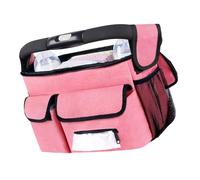 Adjustable Baby Strollers Hanging Bag Oxford Cloth Construction 210D Nylon Lining Quick Installation On Handlebars Portable Strollers Organizer with Adjustable Straps