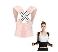 Adjustable Back Posture Belt,Posture Corrector Back Support,For the Perfect Posture on Horse,Riding Force Posture Correction(Pink,M)