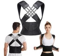 Adjustable Back Posture Belt,Posture Corrector for Women and Men, Back Brace Fully for Spine, Shoulder,Providing Pain Relief from Neck, Shoulder,Office Home Gym Unisex,S