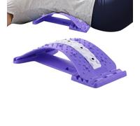 Adjustable Back Stretcher, Spine Support, Ergonomic Corrector, ABS Massage Arch with Nodes, Lumbar Stretching Device Featuring Shoulder Alignment, Lower Back 13.58×8.66 inches