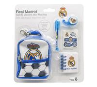 Adjustable Backpack with Pen and Notebook Cerda Real Madrid Blanc 19,5x22,5x4,5 cm