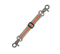 Adjustable Backup Safety Clip for Small & Medium Dogs, Double Ended Gentle Slip Collar Clip for Dog Harness & Leash