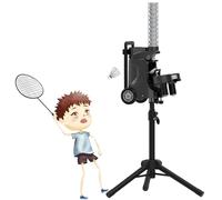 Adjustable Badminton Serving Machine with App Control, Low Hardness Wheel for Consistent 1-5 Second Frequency, Ideal Training Robot for Teenagers