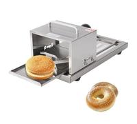 Adjustable Bagel Slicer Holder - Bread Cutter for Different Sizes Bagels, Buns, English Muffins - Non-Slip Base, Easy Storage