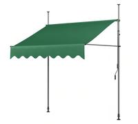 Adjustable Balcony Awning, Manual Retractable Canopy, Free Standing Sun Shade for Patio, Garden, Restaurant