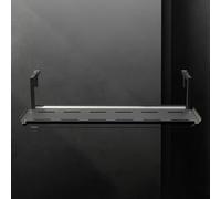 Adjustable Balcony Railing Table - Durable Galvanized Steel for Dining, Plant Display, Storage Solutions & Outdoor Hanging Decor