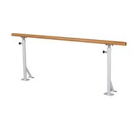 Adjustable Ballet Barre 80-115cm - Portable Single Pole Ballet Bar for Exercise & Stretching - Ideal Studio Equipment for Dancers (White - 150cm)