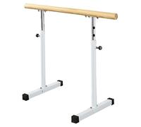 Adjustable Ballet Barre - Portable Freestanding Dance Bar for Home Exercise, Height Adjustable Wooden Dance Stick, 1.5m Length for Basic Skills