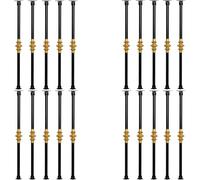 Adjustable Balustrade Posts & Balusters for DIY Indoor/Outdoor Stair Railing - 2 Pack Spindles for Hallways, Lofts, Apartments, Garages