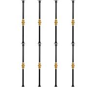 Adjustable Balustrade Posts & Balusters for DIY Indoor/Outdoor Stair Railing - 2 Pack Spindles for Hallways, Lofts, Apartments, Garages