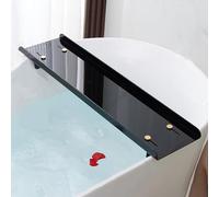 Adjustable Bamboo Bathtub Tray, Waterproof Bath Caddy, Expandable Bath Shelf, Multi-Functal for All Bathtubs - Perfect for Relaxat and nizat