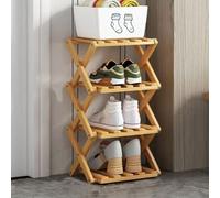 Adjustable Bamboo Shoe Rack2 to 10 Layers Foldable Shoe Organizer for Entryway Living Room Bedroom & HallwayEcoFriendly SpaceSaving Storage Solution