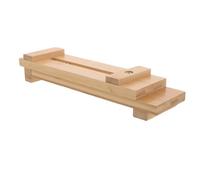 Adjustable Bamboo Whetstone Base with Sliding Nut and Non Slip | Sink Sharpening Support, Keeps Counters Clean, Khaki Finish, Workshop and Home Use, for Hobbyists and Cooks