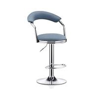 Adjustable Bar Stool with Swivel Function and Backrest, Modern Nordic Design for Stylish Kitchen and Dining Spaces