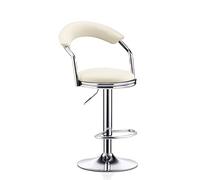 Adjustable Bar Stool with Swivel Function and Backrest, Modern Nordic Design for Stylish Kitchen and Dining Spaces