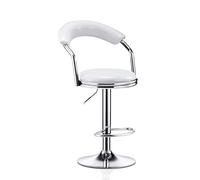 Adjustable Bar Stool with Swivel Function and Backrest, Modern Nordic Design for Stylish Kitchen and Dining Spaces