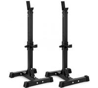 Adjustable Barbell Rack Squat Stand Pair Heavy Duty Weight Lifting Bench Press Gym Rack Multi-Purpose Home Gym Barbell Holder Fitness Equipment for Home Workout Strength Training (Barbell Rack Weight)