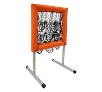 Adjustable Baseball Pitching Net | 9-Pocket Galvanized Steel Training Net with Ground Stakes for Baseball/Softball/Pickleball Practice Backyard/Indoor/Outdoor