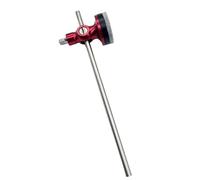 Adjustable Bass Drum Pedal Beater Aluminum Alloy Hammer Heads Kicks Drum Foot Pedal Beater Percussion Instrument Parts Kick Drum Foot Pedal Beater