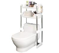 Adjustable Bathroom with Hooks - Space-Saving Storage Solution for Toiletries & Essentials Maximize Space & Declutter Your Bathroom Effortlessly