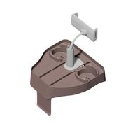 Adjustable Bathtub Side Table with 2 Cup Holders | Versatile Sto Basket for Bathroom Spa Poolside Inflatable Pools Outdoor Use - Ideal for Relaxat and Entertaining