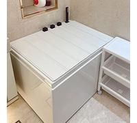 Adjustable Bathtub Tray with Ilat Cover - 1.2CM Thick Foldable PVC Dustproof Fits Various Bathtubs - Customizable Sizes for Ultimate Relaxat
